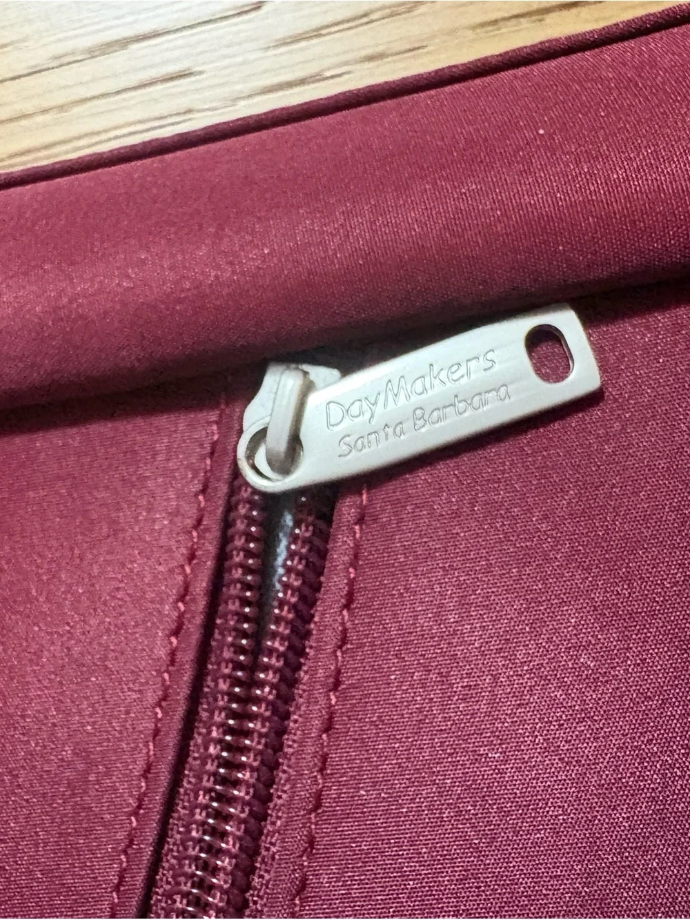 Compact Women's Crossbody Bag in Deep Raspberry Pink - Picture 7 of 8